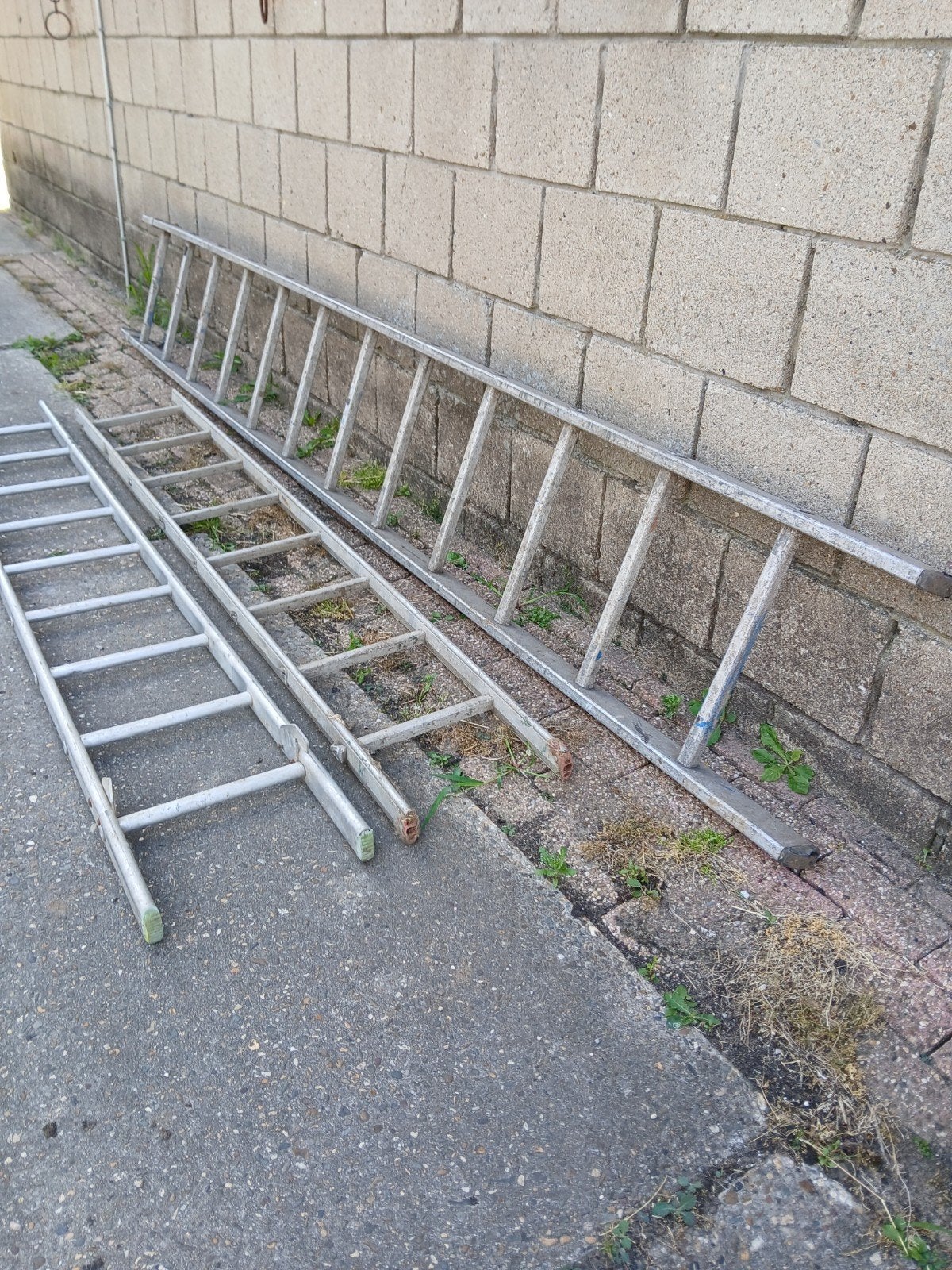 ladders 3 stuks aluminium, Ophalen of Verzenden, 4 meter of meer