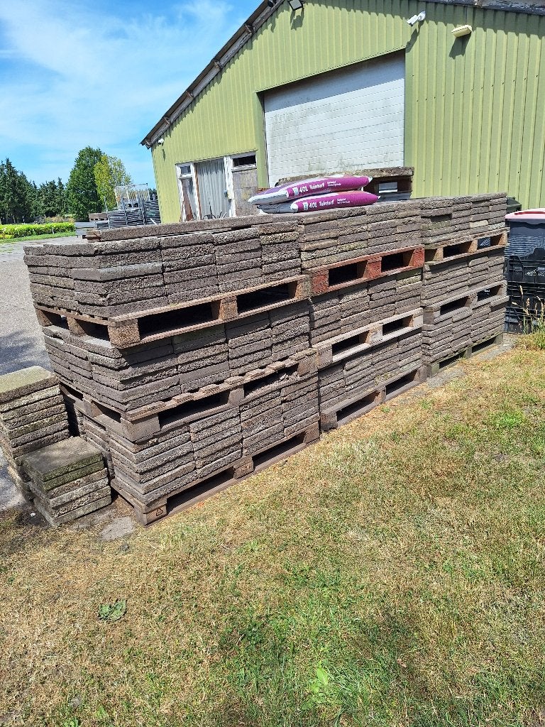 650 Grijze betontegels 30x30x4,5cm, Tuin en Terras, Ophalen, Gebruikt