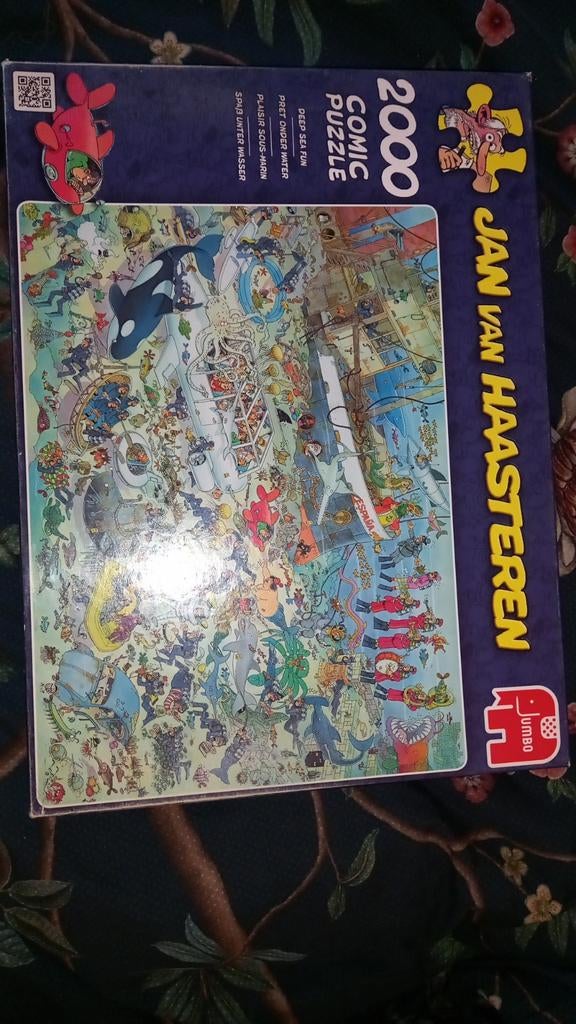Jan van Haasteren Deep Sea Fun 2000 stukjes legpuzzel, Ophalen of Verzenden, Meer dan 1500 stukjes, Zo goed als nieuw, Legpuzzel