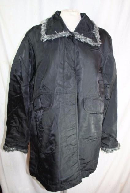 Mooie zwarte dames winterjas.Mt M.Merk Watcher, Maat 38/40 (M), ., Zwart, Ophalen of Verzenden