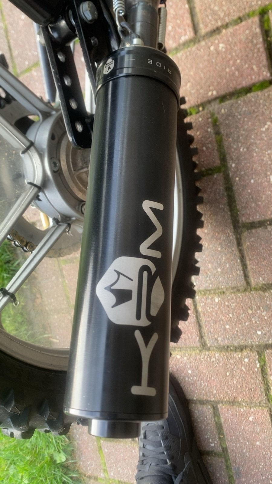 KRM demper zwart, Ophalen of Verzenden, Gebruikt