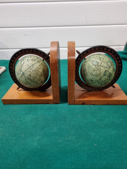 - boekensteunen wereldbol globe, Ophalen of Verzenden