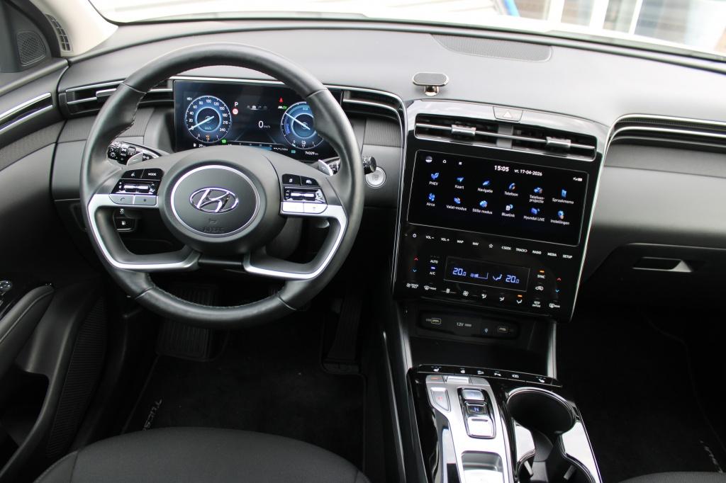 Hyundai Tucson 1.6 T-GDI PHEV Comfort Smart | Stoel -/Stuurw, Auto's, Hyundai, Automaat, Stof, Gebruikt, Zwart