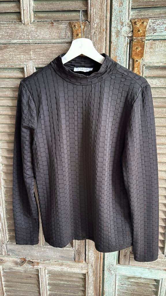 Mooie trui met opstaande kraag COSTES maat XL, Kleding | Dames, Zwart, Maat 42/44 (L), Ophalen of Verzenden, Zo goed als nieuw