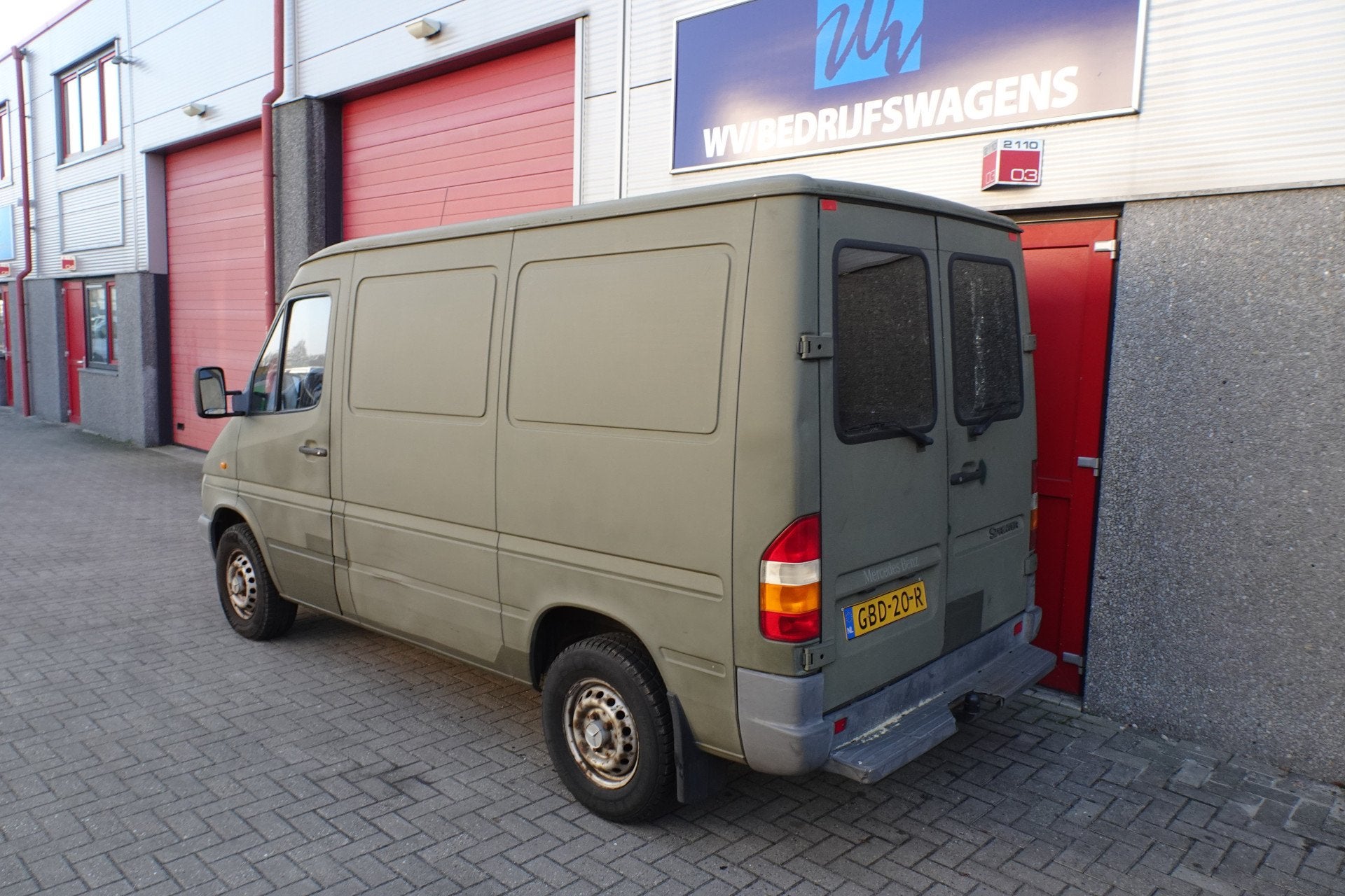 Mercedes-Benz SPRINTER 208 CDI sprinter met camper kenteken, Buscamper of Camperbus, Info@wvbedrijfswagens.nl, Mercedes-Benz, Bedrijf