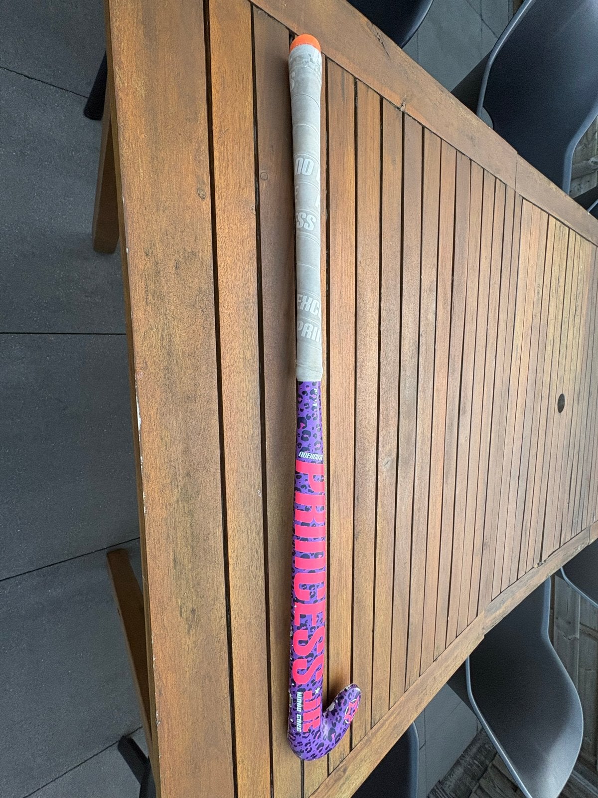 Princess Hockeystick - Paars Luipaardprint - 30 inch, Ophalen, Gebruikt, Stick