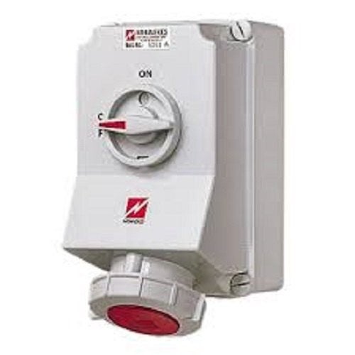 Mennekes CEE wandcontactdoos 16A schakelaar, Ophalen of Verzenden, Gebruikt