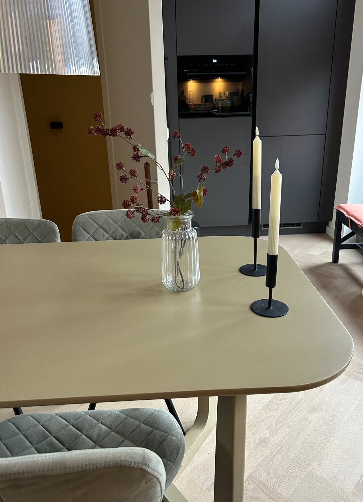 Woood tafel 180 x 90, Ophalen, 50 tot 100 cm, Zo goed als nieuw, 150 tot 200 cm