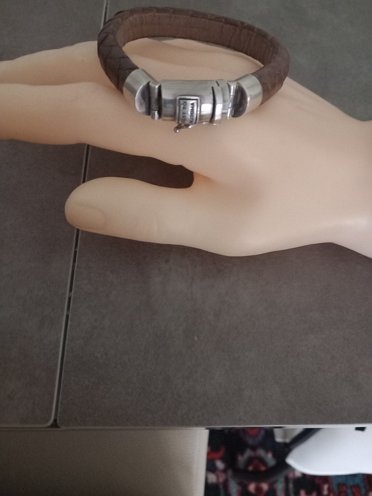 Mooie stoere stevige Best to Buddha Armband lengte 21 cm, Sieraden, Tassen en Uiterlijk, Armbanden, Verzenden, Zo goed als nieuw