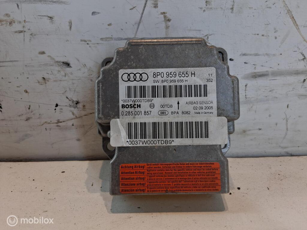 Airbag module Audi A3 8P 2.0 FSI ('03-'12) 8P0959655H, Audi, Gebruikt, Audi, Ophalen of Verzenden