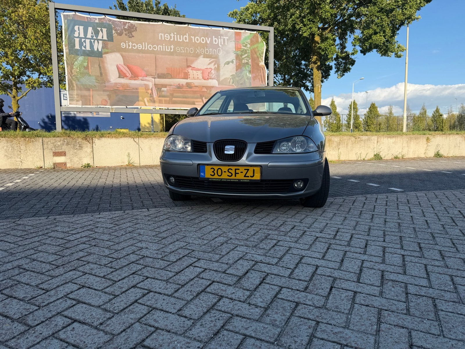 Seat Ibiza 1.4 16V 74KW 2006 Grijs, Auto's, Voorwielaandrijving, 15 km/l, 40 €/maand, 4 cilinders