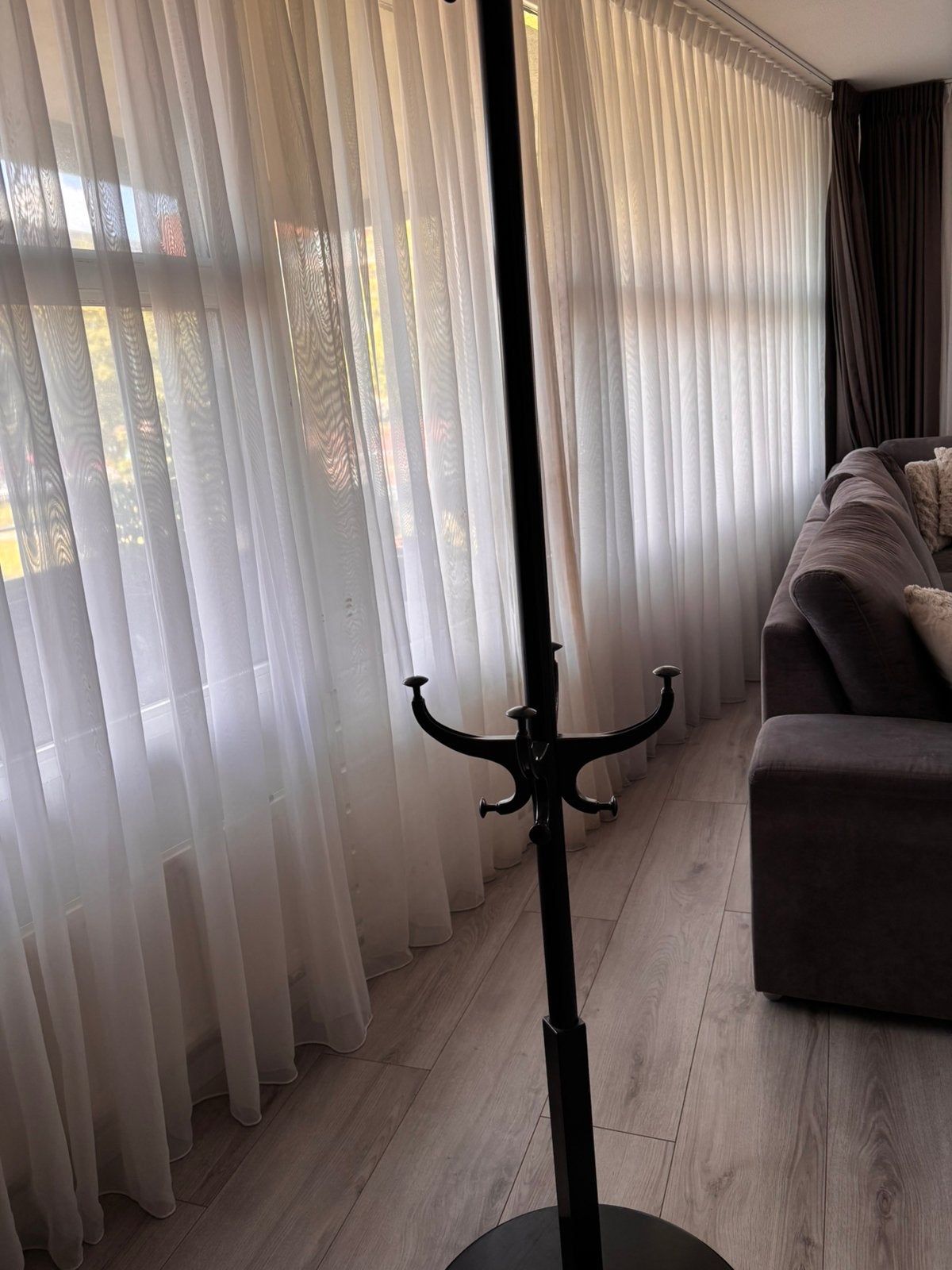 Kapstok zwart metaal, Huis en Inrichting, Woonaccessoires | Kapstokken, Ophalen, Zo goed als nieuw, Minder dan 100 cm, Metaal