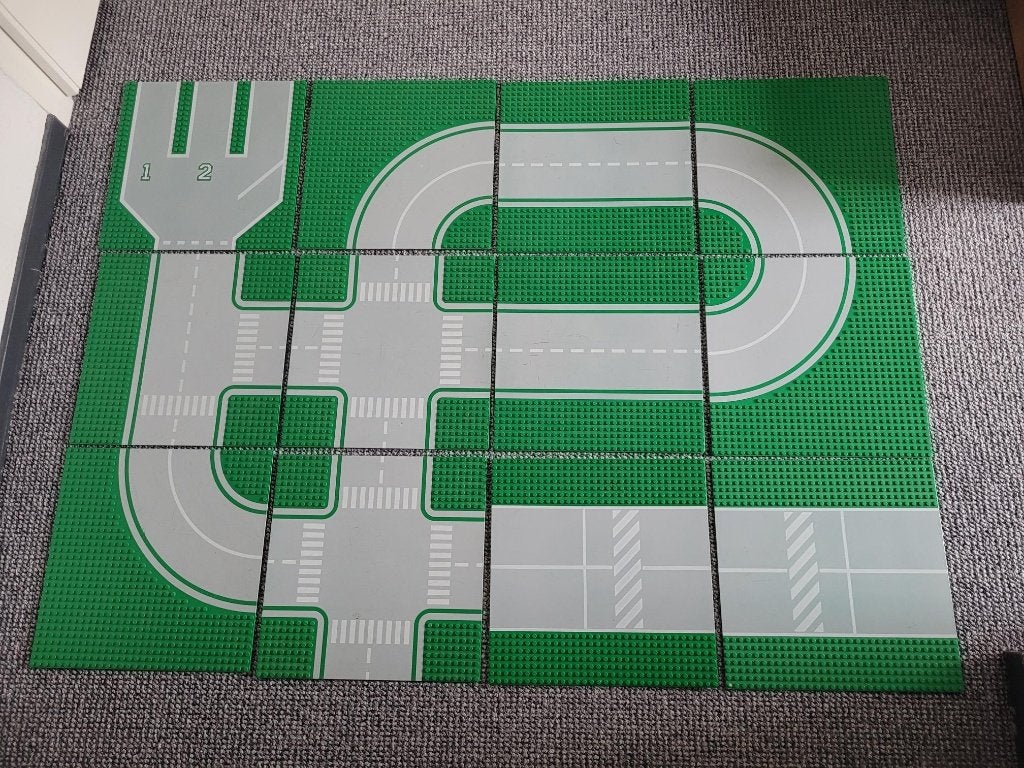 Partij Z318=12x Lego grondplaten