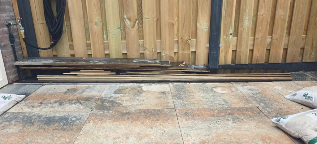Nieuw - Betonplex donkerbruin 250X25cm, 12mm, Doe-het-zelf en Verbouw, Hout en Planken, Ophalen, Minder dan 25 mm, Overige typen