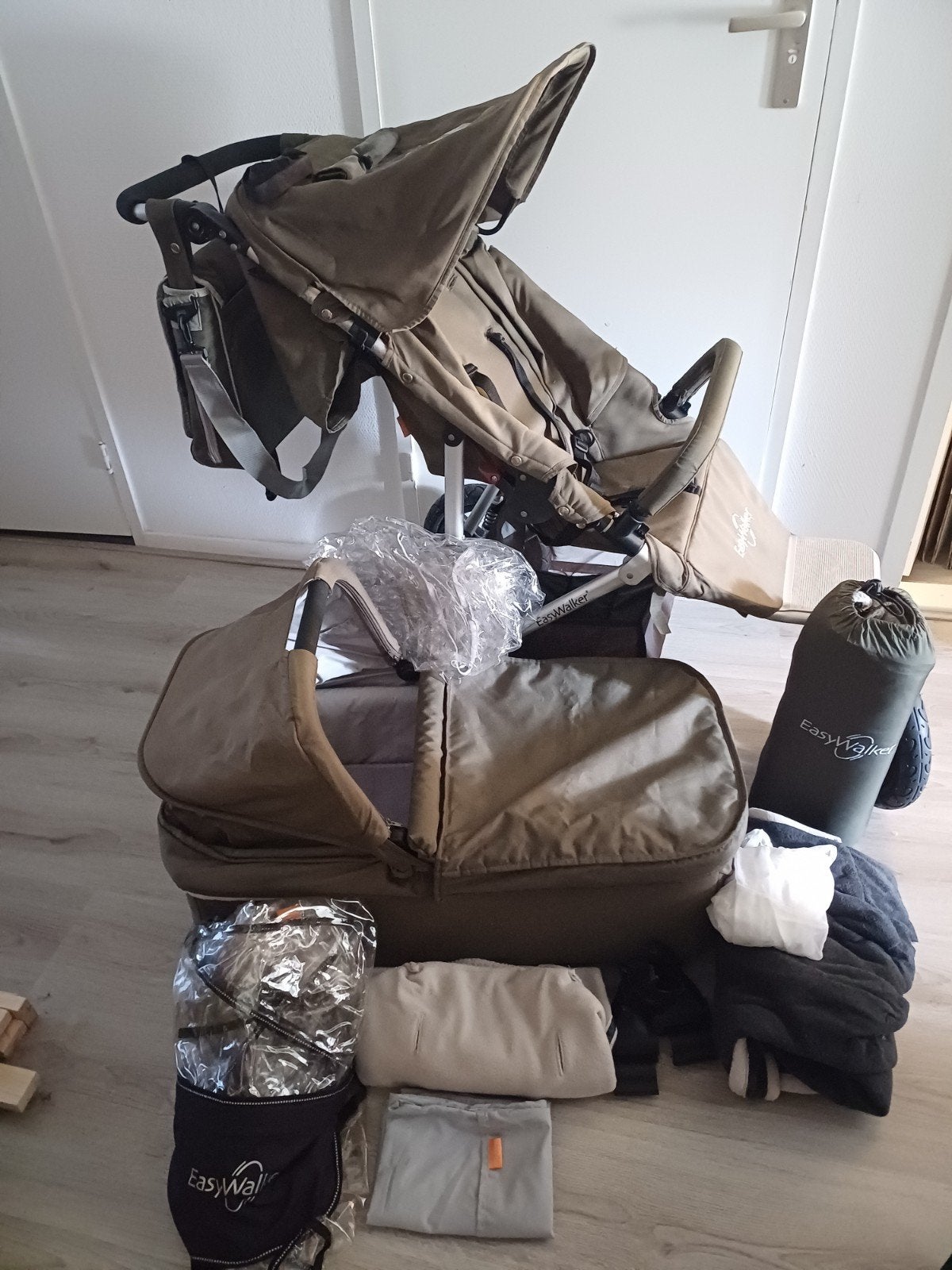 Kinderwagen - Easywalker, Ophalen, Combiwagen, Overige merken, Verstelbare duwstang