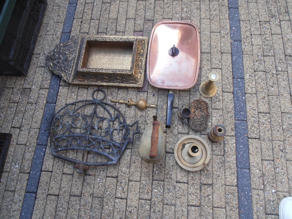Oude koperen spullen ,zie foto's, 15.kilo, Ophalen, Koper