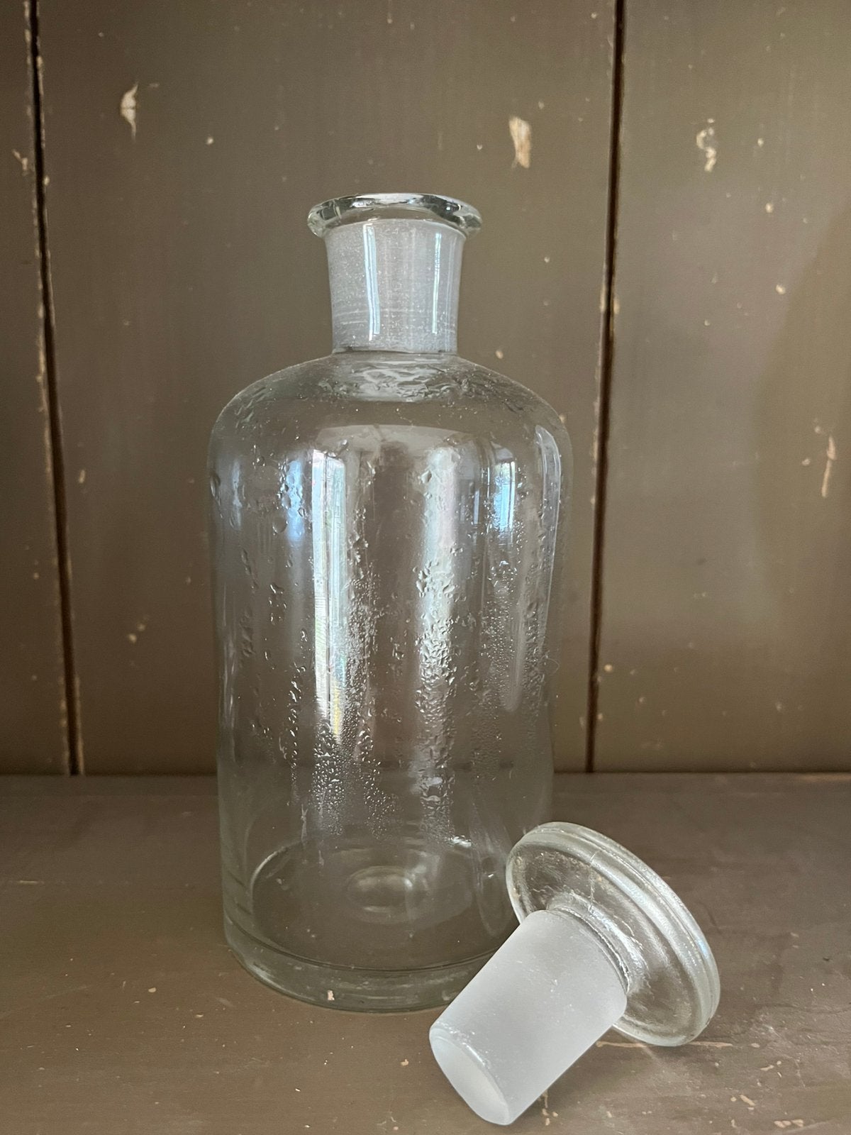 Mooie oude apothekers fles, Ophalen of Verzenden