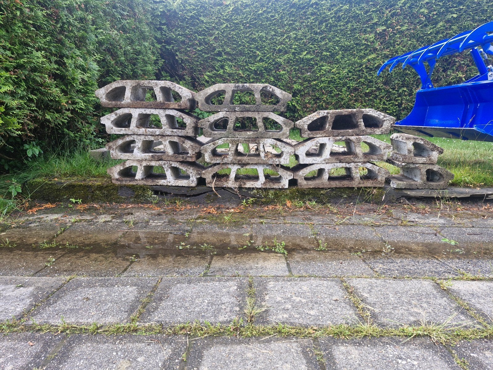 Gratis tuin stenen, Ophalen