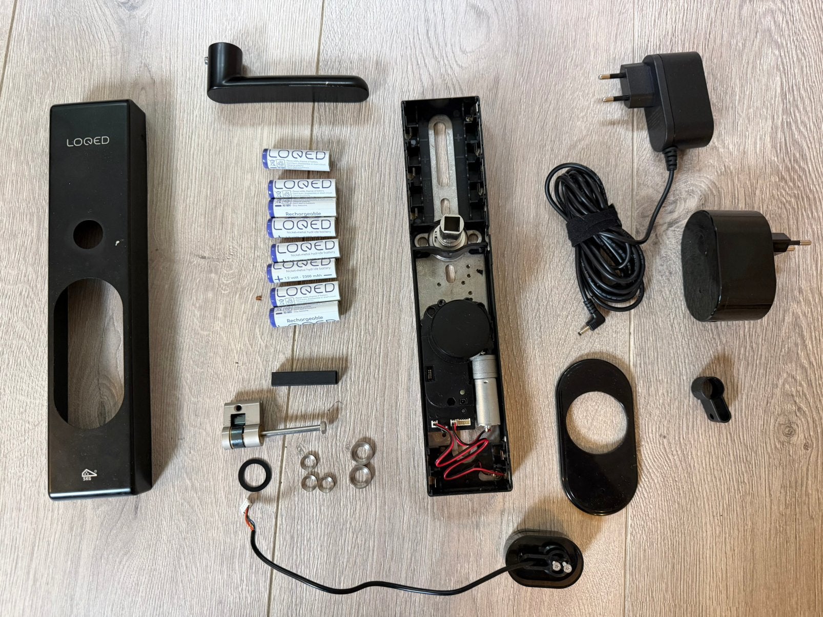 LOQED smart slot compleet met powerkit,  zwart 3 sets, Doe-het-zelf en Verbouw, Hang- en Sluitwerk, Ophalen of Verzenden, Zo goed als nieuw