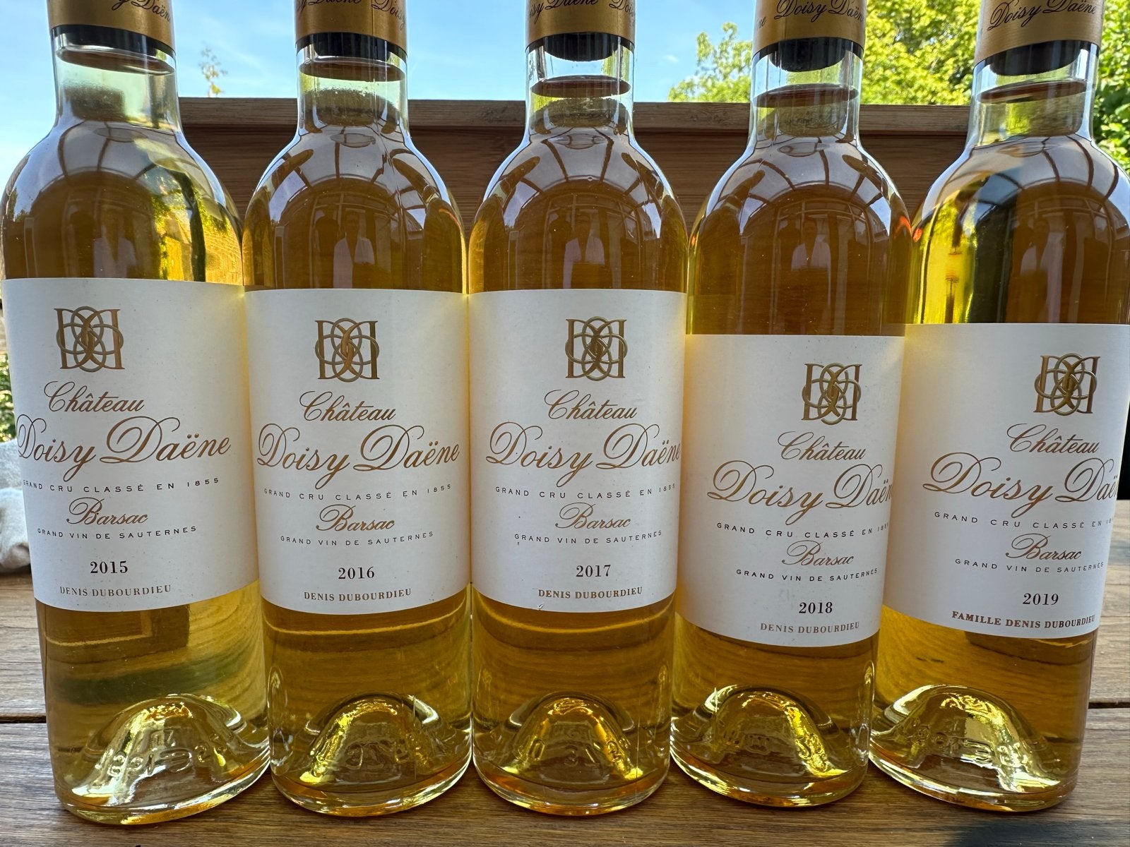 Château Doisy-Daëne Barsac 2015-2019 Collectie, Verzamelen, Wijnen, Frankrijk, Nieuw, Ophalen of Verzenden, Witte wijn
