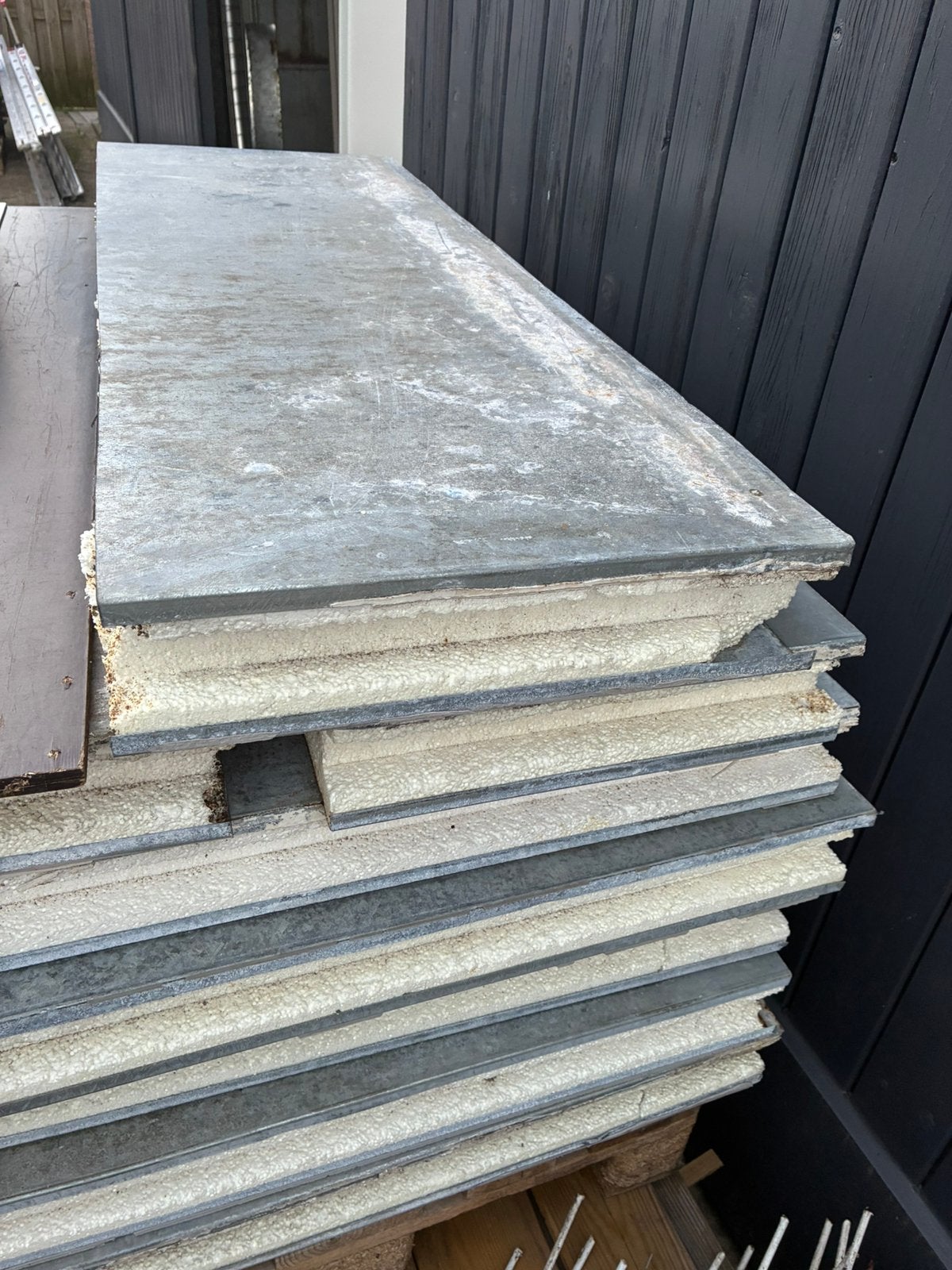 Isolatie panelen sandwich, Ophalen, Gebruikt, Overige materialen, 50 tot 100 mm