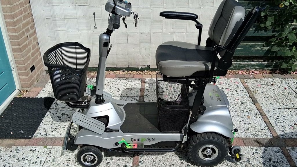scootmobiel Quingo Flyte z.g.a.n., Diversen, Brommobielen en Scootmobielen, Ophalen, 46 km of meer, 11 t/m 15 km/u, Quingo