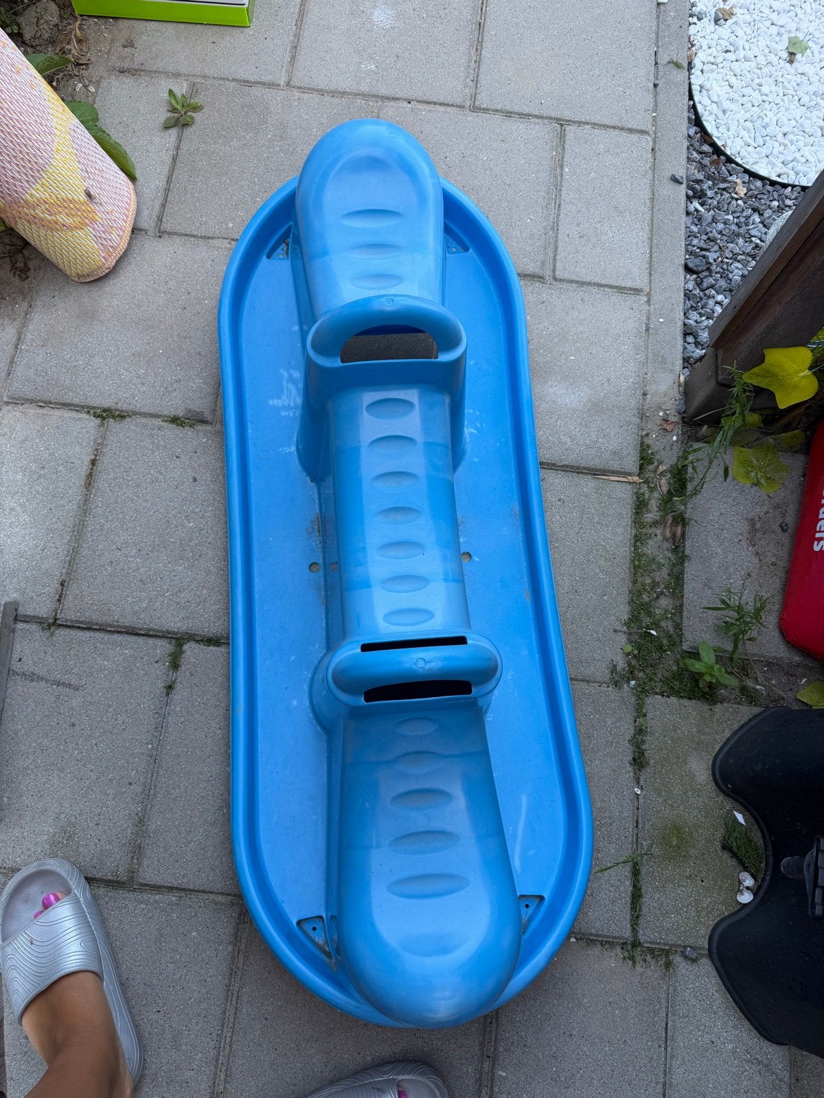 Blauwe wipwap voor kinderen, Ophalen, Gebruikt, Kunststof