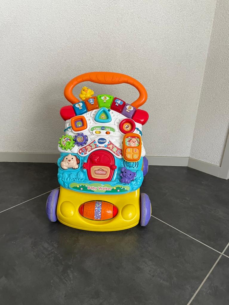 Vtech loopkar, Kinderen en Baby's, Speelgoed | Vtech, Ophalen, Zo goed als nieuw, 6 maanden tot 2 jaar