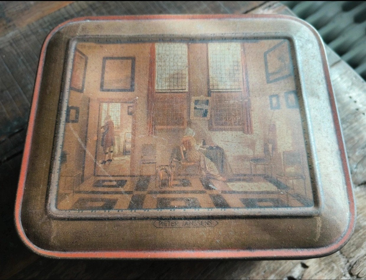 Vintage blik van Broekema koffie thee, Ophalen of Verzenden