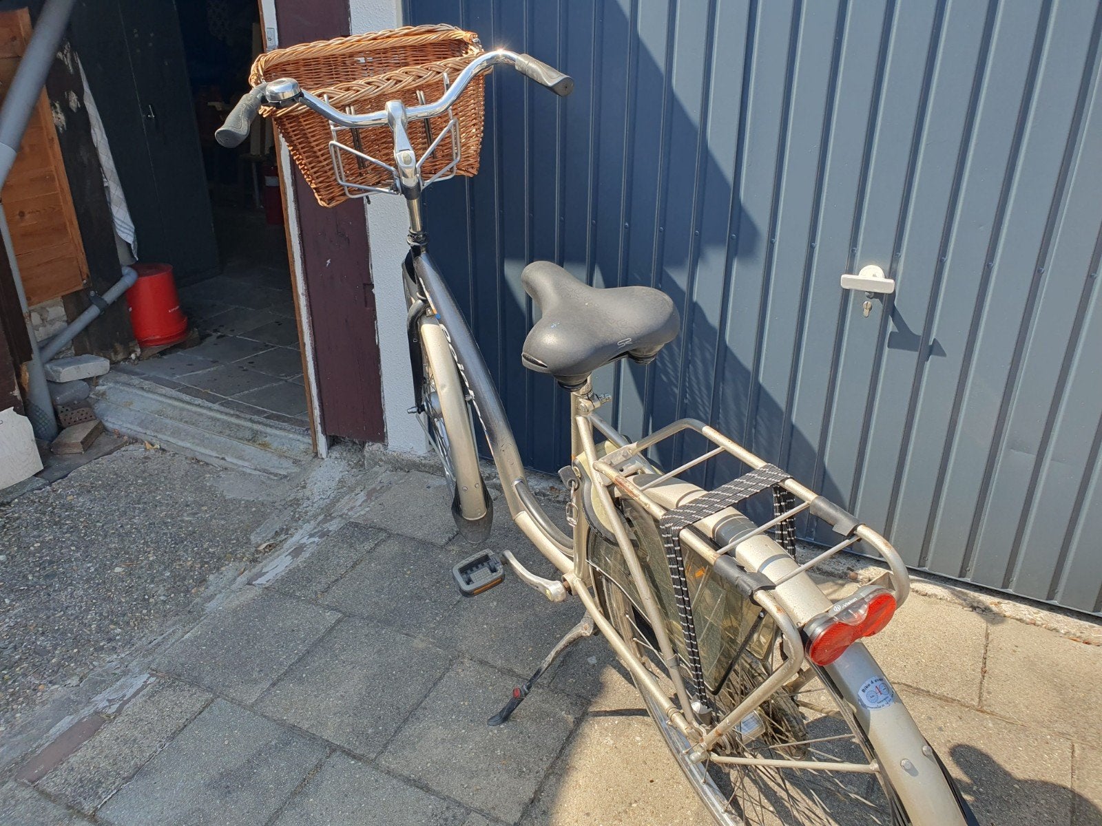 Pointer damesfiets met mand en bagagedrager, Overige merken, Gebruikt, Velgrem, Versnellingen
