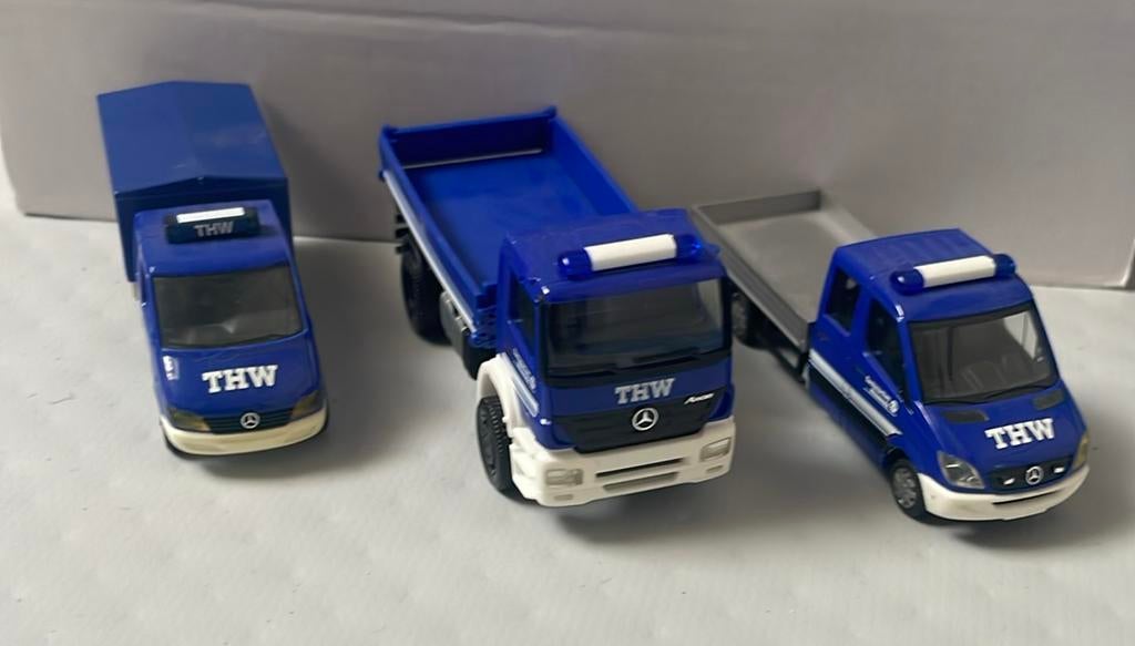 Herpa THW modelauto’s 1:87, Ophalen of Verzenden, Zo goed als nieuw, Auto, Herpa