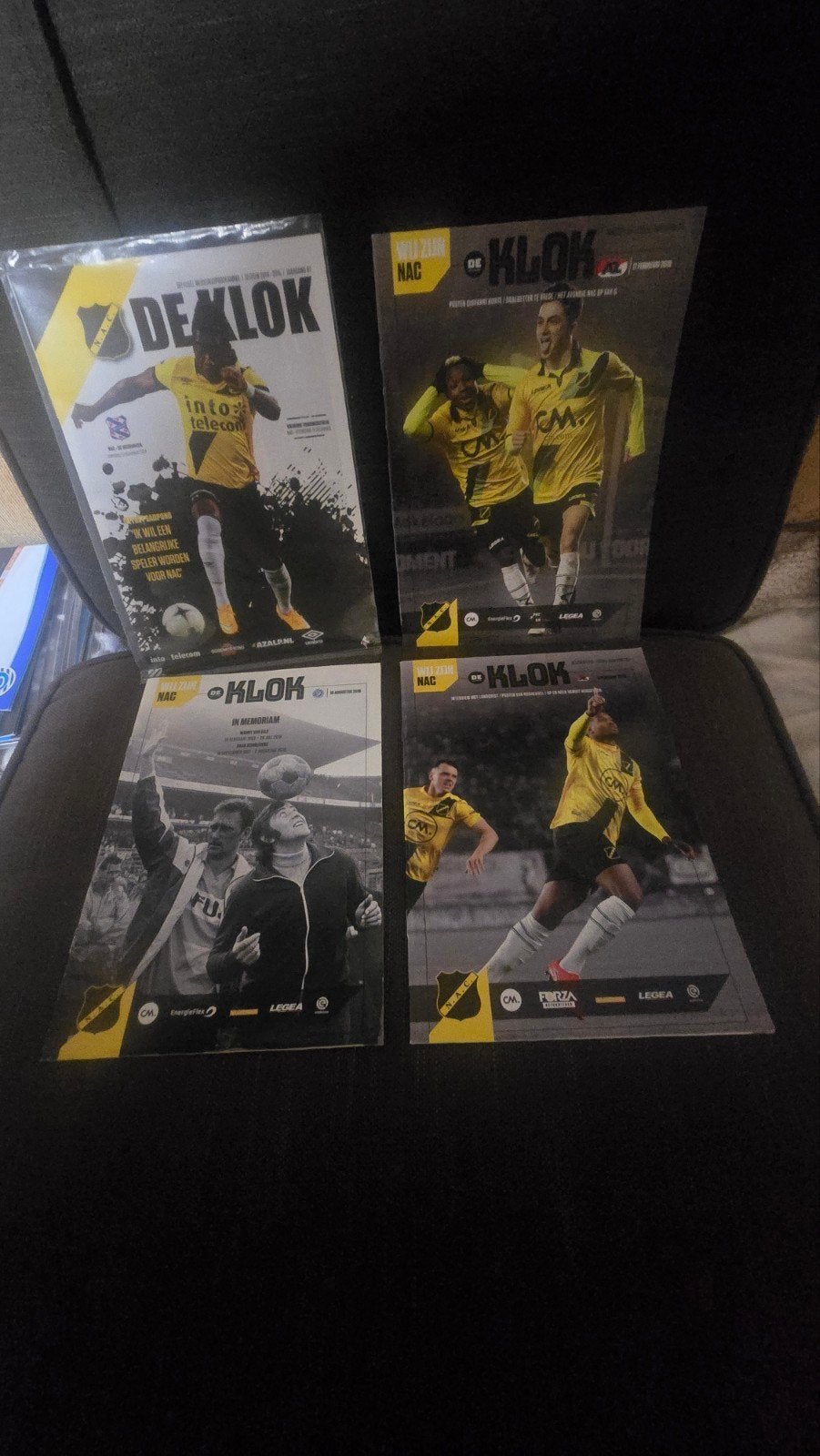 NAC Breda De Klok Magazine Collectie - 4 Stuks, Ophalen of Verzenden, Zo goed als nieuw
