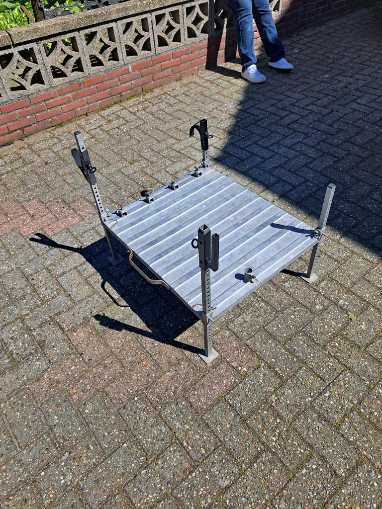 Vis plato aluminum, Tuin en Terras, Droogmolens en Wasrekken, Ophalen, Gebruikt, Overige typen