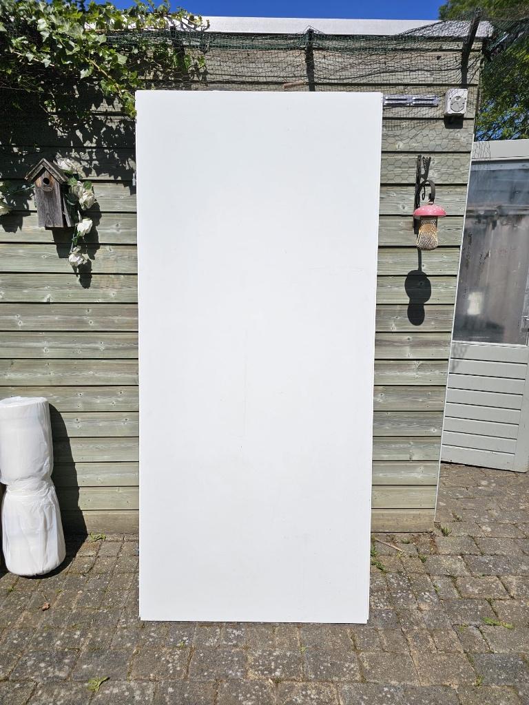 3 binnendeuren te koop: 2 dichte deuren + 1 glazen deur, Ophalen, Gebruikt, 80 tot 100 cm, Binnendeur