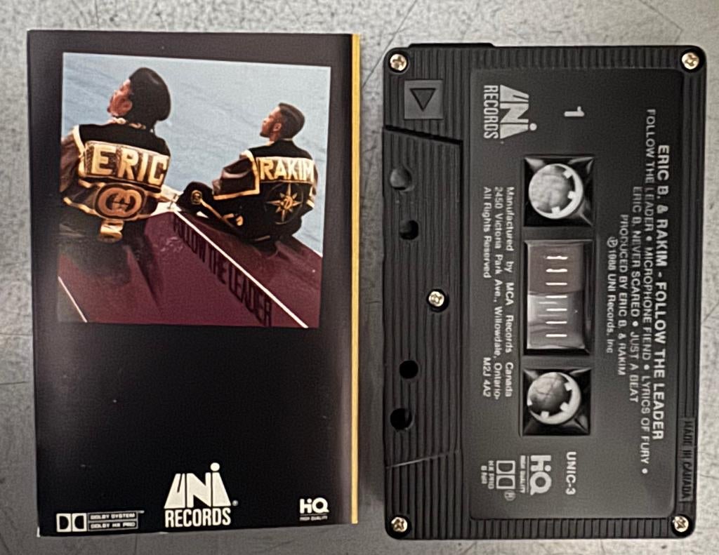 Eric B & Rakim - Follow The Leader cassette, Cd's en Dvd's, Cassettebandjes, Gebruikt, 1 bandje, Ophalen of Verzenden, Origineel
