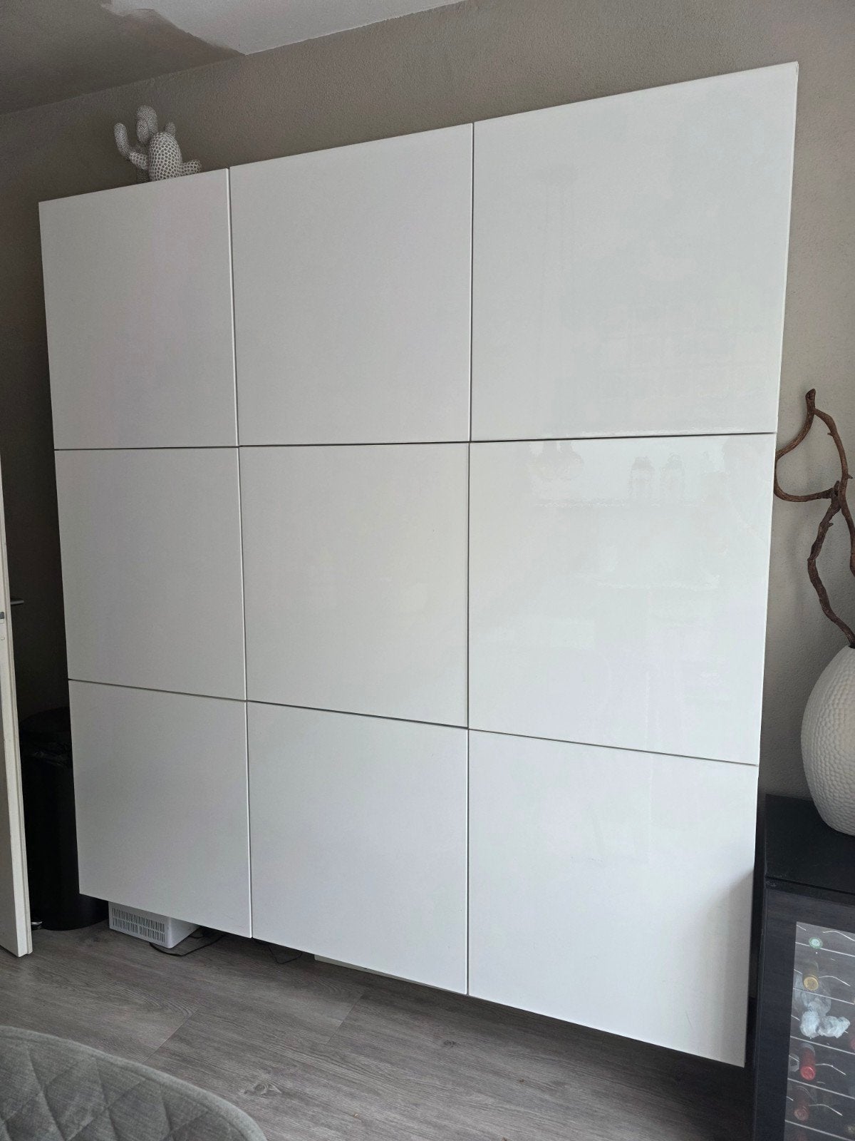 IKEA Selsviken kastdeurtjes (9 stuks) voor Besta kast, Ophalen, Kunststof, Gebruikt, 50 tot 100 cm