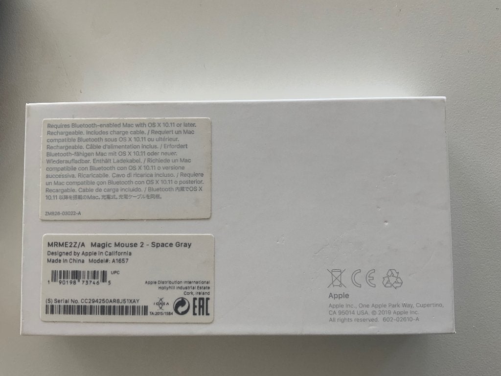 Apple Magic Mouse 2 black, NIEUW! Eur 60, Ophalen, Rechtshandig, Muis, Nieuw