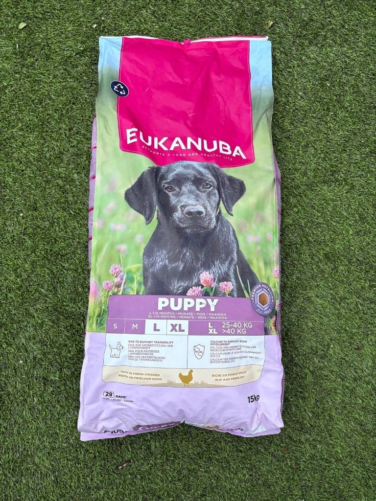 Puppy brokken Eukanuba (15kg), Ophalen, Hond