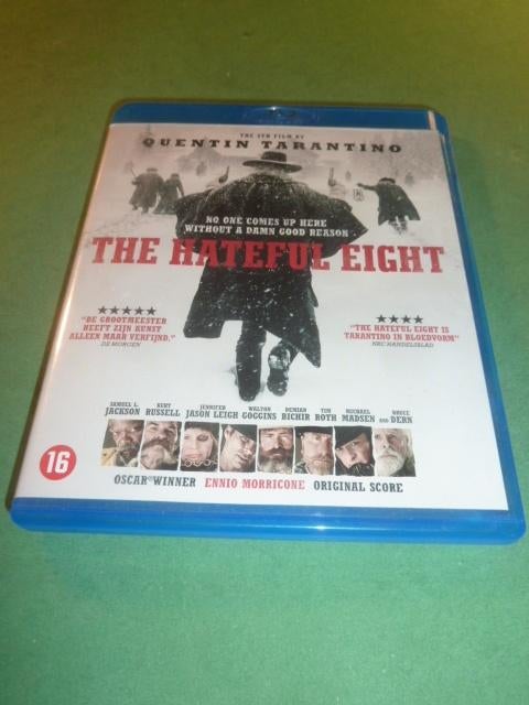 The hateful eight Quenten Tarantino Blu-ray, Cd's en Dvd's, Blu-ray, Zo goed als nieuw, Verzenden