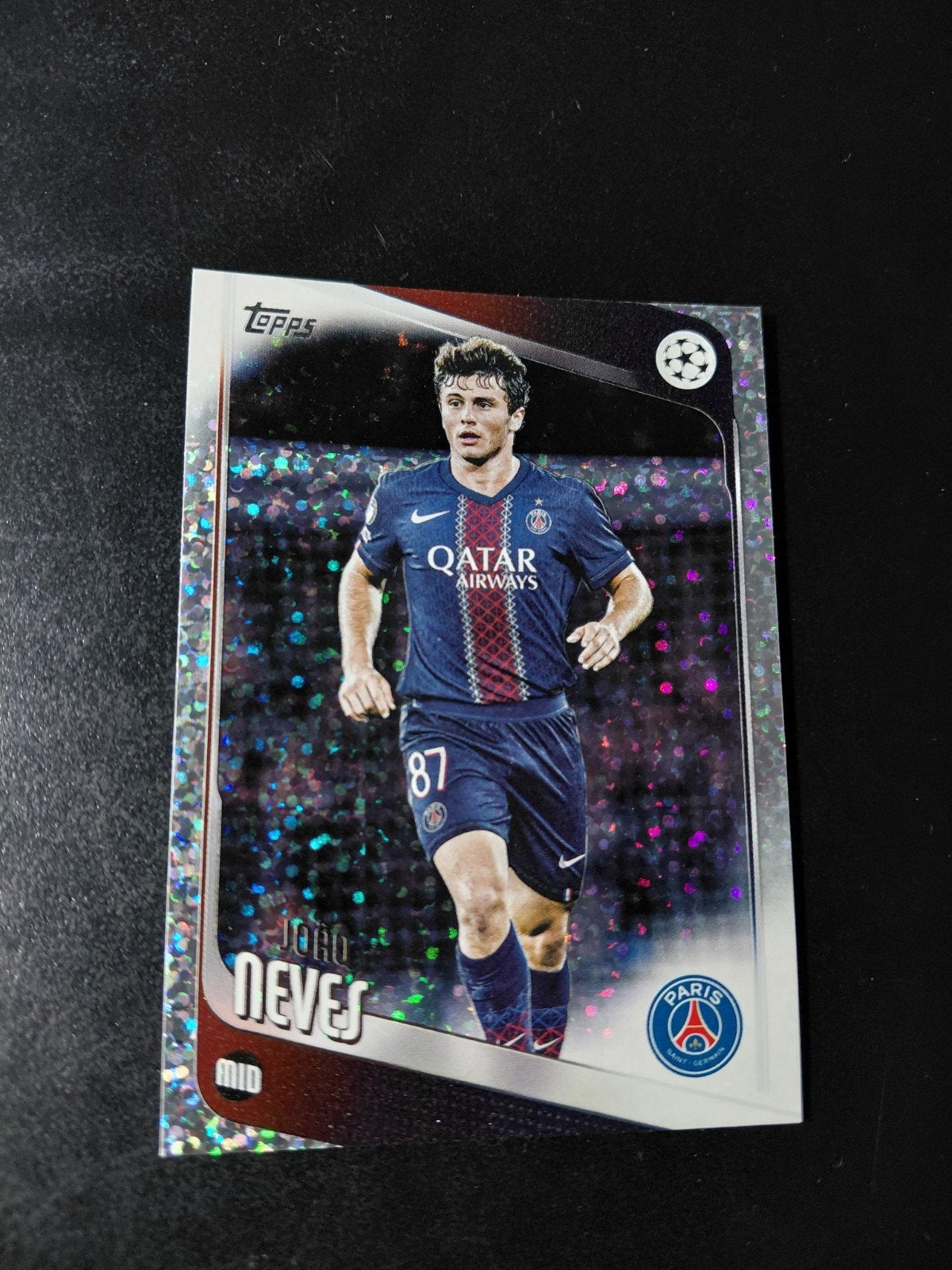 joao neves (psg) topps sparkle, Hobby en Vrije tijd, Verzamelkaartspellen | Pokémon, Verzenden, Nieuw
