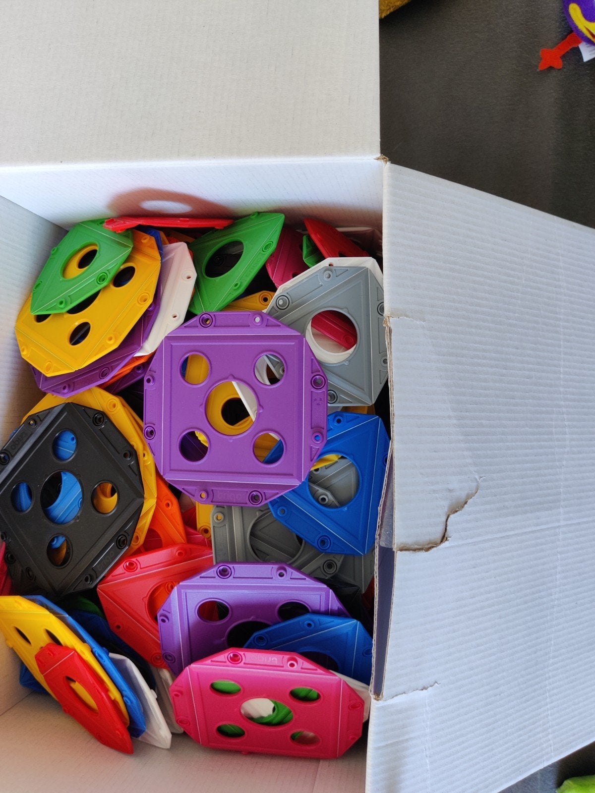 Trigo bouwstenen - Diverse kleuren en vormen, Ophalen, Gebruikt, Overige merken