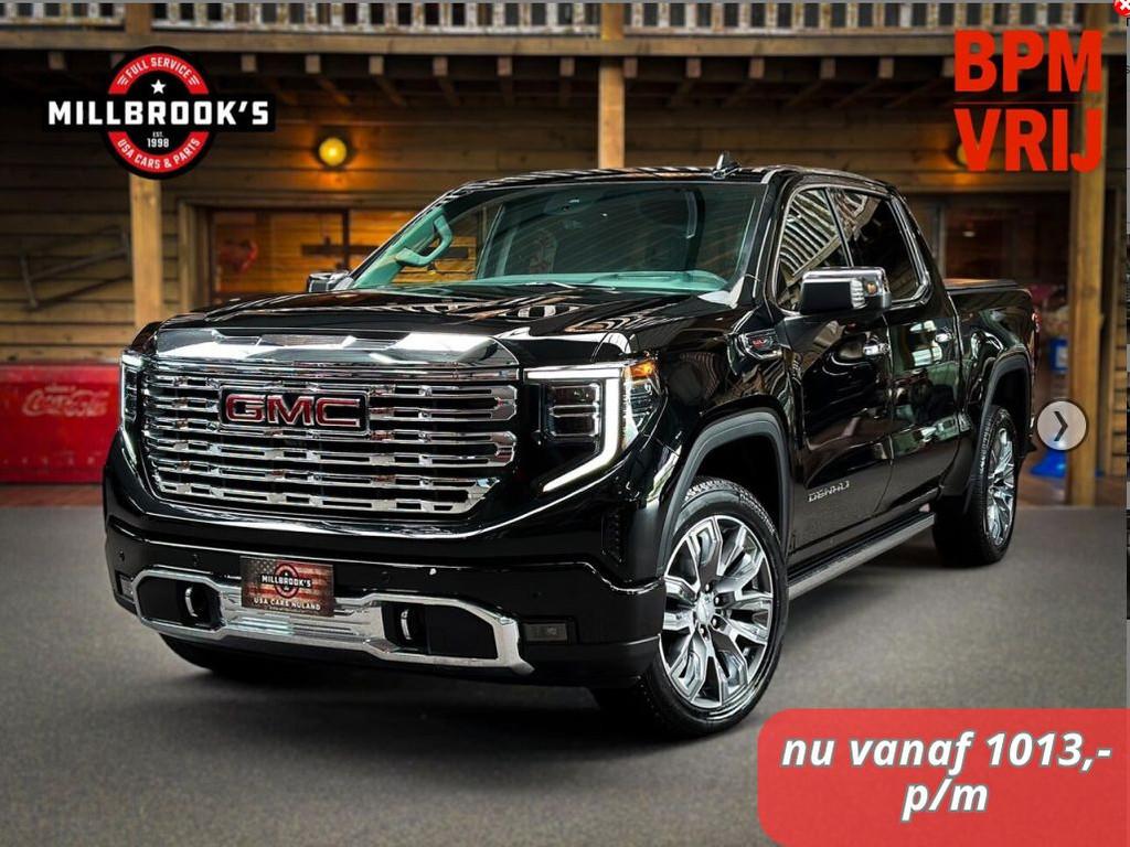 GMC Sierra Denali 6.2L V8, | BTW Auto | Zakelijke Lease | 4x, Automaat, 8 cilinders, 4 stoelen, Leder