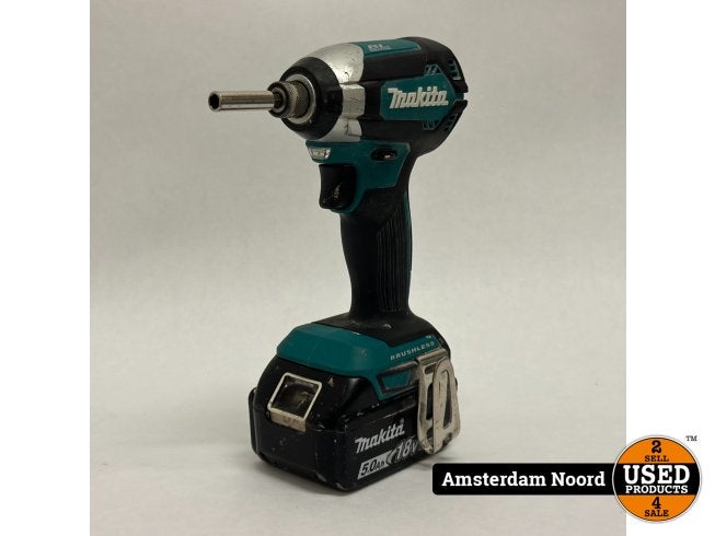 Makita DTD153 Slagschroevendraaier + 18v 5Ah Accu, Makita, Zo goed als nieuw, Support@makita.com, Makita Corporation, 3-11-8, Sumiyoshi-cho, 
Anjo, Aichi 446-8502
Japan