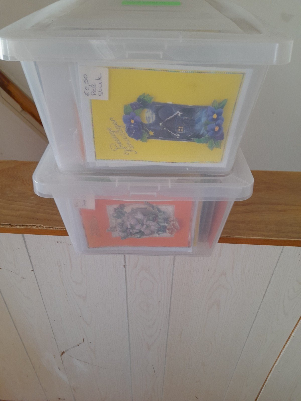 3d kerst kaarten  277 stuks, Ophalen
