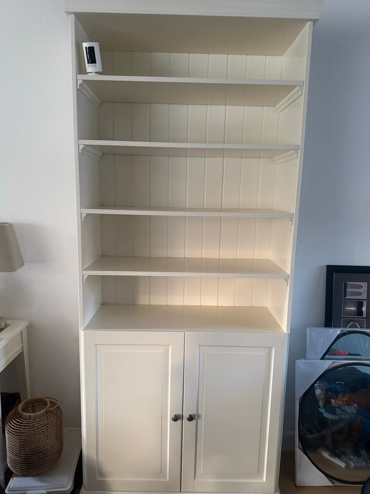 Ikea Liatorp Boekenkast met deuren en planken, Huis en Inrichting, Ophalen, Gebruikt, 200 cm of meer, 50 tot 100 cm