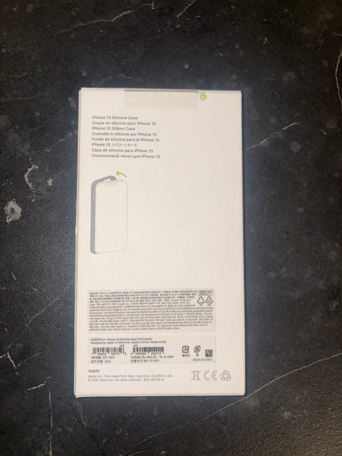 Originele Apple iPhone 13 Pro Max Silicone Case - Middernach, Telecommunicatie, Mobiele telefoons | Hoesjes en Frontjes | Apple iPhone