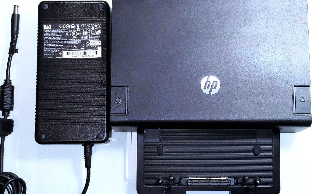 HP HSTNN-i10x Elitebook Probook Advanced Docking +230W Set, HP Hewlett Packard, Nieuw, Ophalen of Verzenden, Docking station