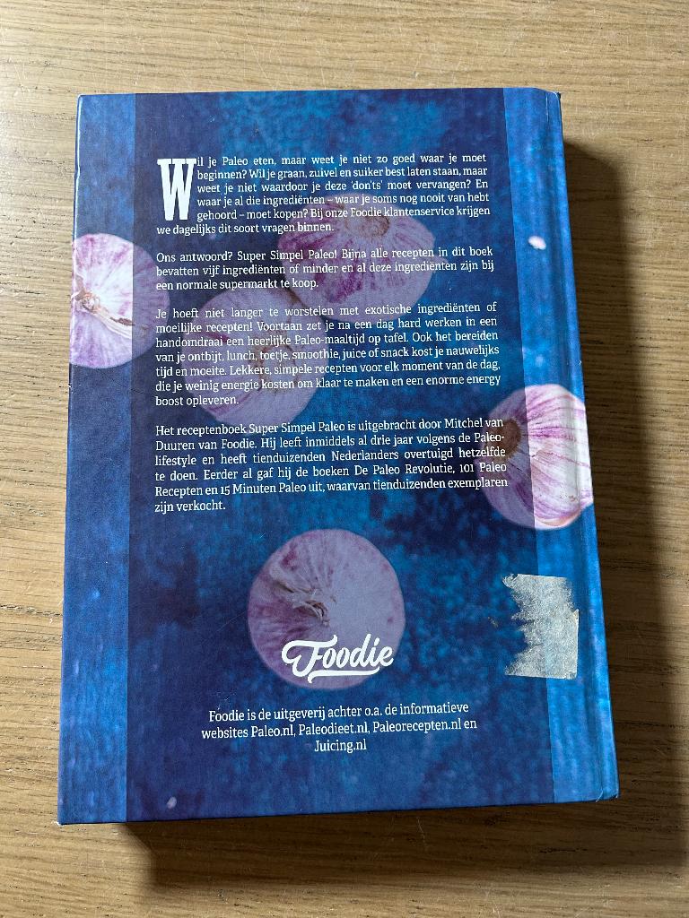 Super Simpel Paleo Kookboek, Ophalen of Verzenden, Zo goed als nieuw