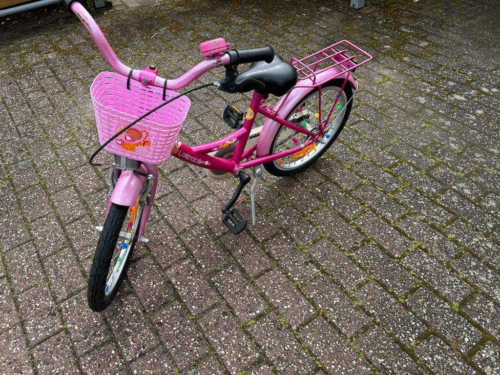 16 inch meisjesfiets, Fietsen en Brommers, Ophalen, Gebruikt, 16 tot 20 inch