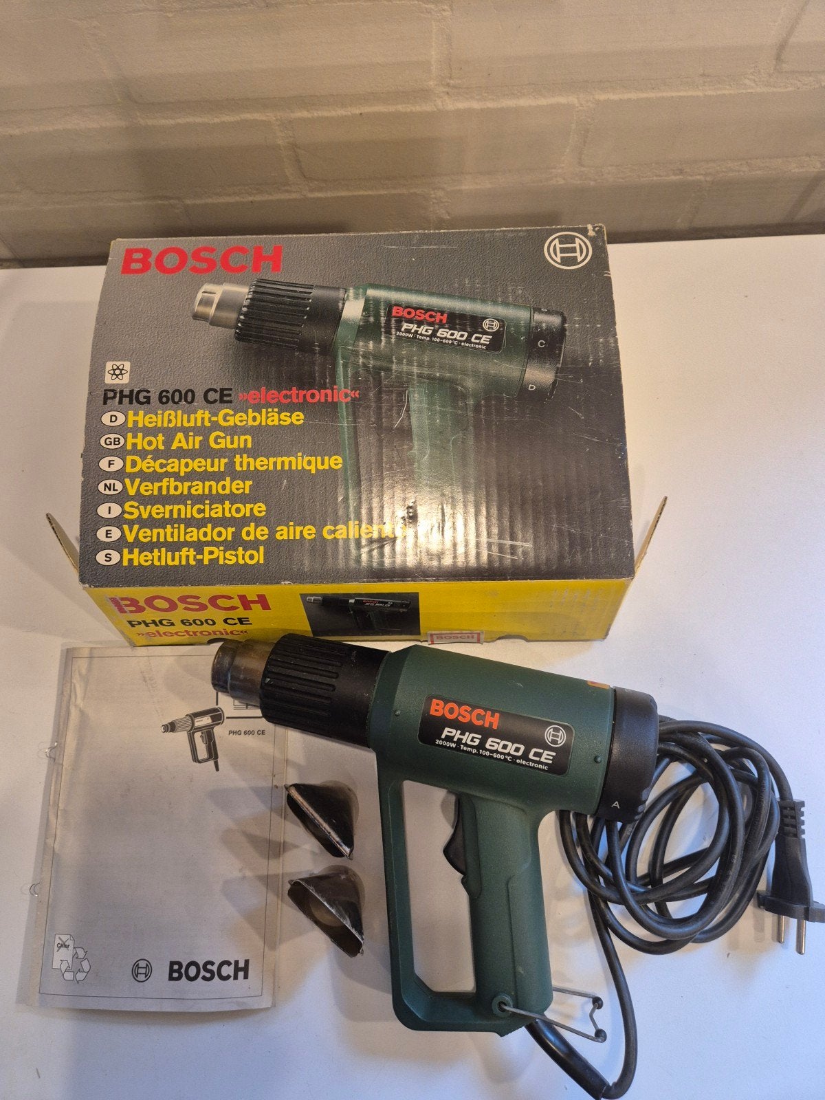 Bosch Verf-stripper Brander PHG 600 CE - 2000W, Ophalen of Verzenden